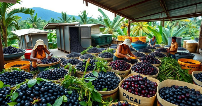 A importância da fábrica açaí para o abastecimento e economia local A importância da fábrica açaí para o abastecimento e economia local
