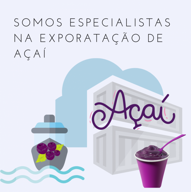 Exportação de Açaí para Marcas Próprias Mauá - Exportação de Açaí para Empresa